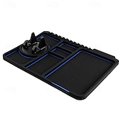abordables Service de Véhicule-Support de téléphone multifonction antidérapant pour tableau de bord de voiture, tapis antidérapant pour intérieur de voiture, support de navigation GPS, organisateur