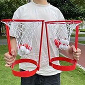cheap Outdoor Activity-2Pcs Headband Basketball Party Game Suitable for Parent-child Game Carnival Game Adjustable Net Headband Two-person Game Active Atmosphere Props Indoor and Outdoor Games