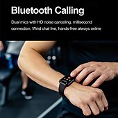 abordables Relojes inteligentes-iMosi HW92 Reloj inteligente 1.9 pulgada Smartwatch Reloj elegante Bluetooth Podómetro Recordatorio de Llamadas Seguimiento del Sueño Compatible con Android iOS Mujer Hombre Llamadas con Manos Libres