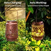 economico Luci paesaggistiche-1 lanterna di proiezione in metallo a forma di farfalla solare impermeabile per esterni, cortile, giardino, sentiero, prato, terrazza, luce decorativa