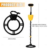 cheap Outdoor Activity-MD930 Waterproof Portable Metal Detector, High-sensitivity Underground Treasure Metal Detector with LCD