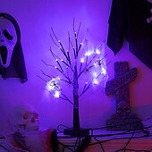 abordables Luces decorativas-árbol de Navidad Sin Cuerdas ON / OFF día de Gracias Víspera de Todos los Santos USB 1 PC