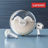 preiswerte TWS Echte kabellose Kopfhörer-Lenovo LP80 True Wireless Kopfhörer TWS Ohrhörer In-Ear Bluetooth 5.0 Stereo mit Ladebox eingebautem Mikrofon für Apple Samsung Huawei Xiaomi Mi Alltagsgebrauch Reisen Radfahren Handy