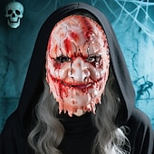 levne Masky-Čerodějnice předvečer Všech svatých Maska Horor Strašidelný Full face Dospělé Pánské Dámské Unisex předvečer Všech svatých Výkon Párty Jednoduché Halloweenské kostýmy Oblékněte se