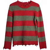 Freddy Krueger Halloween Costume Sweater Jumper A Nightmare on Elm Street Horror Scary Costume Kid's Adults' Unisex Halloween Carnival Performance Party Easy Halloween Costumes Dress Up3