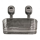 olcso Tárolás és rendszerezés-falra szerelhető tapadókorongos tárolóállvány erős ragasztóval, fúrás nélküli, akasztható tárolódoboz zuhanyfelszerelésekhez és kozmetikumokhoz