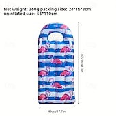 cheap Outdoor Activity-Thick PVC Inflatable Surfboard  Multi-Color with Fun Designs Perfect for Swimming and Outdoor Water Activities Beach Accessories Durable Surfboard