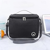 cheap Luggage &amp; Travel Storage-Lunch Bag for Women and Men for Back to School Office Picnic Hiking Beach New Insulated Tote Portable Bento Bag for Work Fresh Keeping Food Container Lunch Box Bag