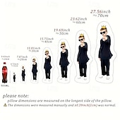 abordables Cadeaux personnalisés-Coussin personnalisé avec photo de Noël coussin visage minime humanoïde amusant cadeau de Noël pour lui et elle poupée mini moi
