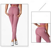 economico Leggings semplici-Per donna Leggings Collant Atletico Lunghezza al polpaccio Naturale Patchwork Patchwork Comodo Sollevamento glutei Controllo addominale Yoga Casual Quotidiano Nero Rosa Blu marino Blu Estate Primavera
