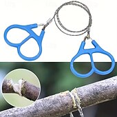 abordables Équipement de Camping-1 mini tronçonneuse de poche - scie à fil de survie portable pour le camping en plein air, la chasse, le jardinage, les situations d&#039;urgence - conception compacte, légère, durable, facile à utiliser