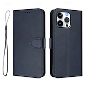 economico Cover per iPhone-telefono Custodia Per iPhone 16 Pro Max Plus iPhone 16 iPhone 16 Plus iPhone 16 Pro iPhone 15 iPhone 15 14 Pro Max Plus Custodia Portafoglio con Supporto Protezione Completa Con Cinturino da Polso