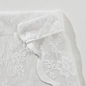 tanie Zasłony i kotary-krótka, koronkowa zasłona do kawiarni, półprzezroczysty panel zaciemniający, półprzezroczysta zasłona zapewniająca prywatność w łazience, salonie lub w kawiarni