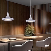 billige Pendellys-Moderne hengende lys metalllysekrone, kreativ personlighet pendellampe lampeskjerm, soverom stue dekorasjonsbelysning