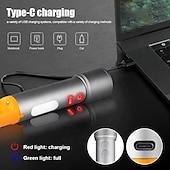 voordelige Zaklampen en kampeerverlichting-autodetaillamp oplaadbaar, lakcorrectie-inspectielamp met magnetische voet &amp;haak, handzame led-werklamp voor autodetailing, kleurmatching &amp;reparaties