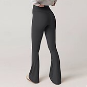 olcso Sima leggings-Női Nadrág Leggingek Utcai sikk Alkalmi Teljes hossz Természetes Sima Rugalmas derék Kényelmes Szabadság Hétköznapi viselet Hétvége Sötétszürke Sárgabarack Szürke Fekete Ősz Normál