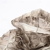 olcso Női Egyszerű Felsők-Női Nyári felsők Wrap Crop Top Színátmenet Napi Stílusos Alkalmi Hosszú ujj Kapucni Normál felsők Munka Napi Szabadság Fodrozott Nyomtatott Khakizöld Tavasz Ősz