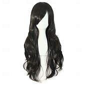 abordables Perruques de fête-Perruque de cosplay d&#039;Halloween avec cheveux bouclés longs de 28 à 70 cm