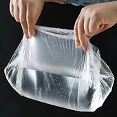 abordables Ustensiles et gadgets de cuisine-Lot de 500 couvercles de conservation alimentaire élastiques réutilisables, couvercles transparents en plastique extensible pour bols et assiettes, pour la cuisine et la salle à manger