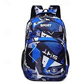 abordables Sacs à dos de Collège-Sac à dos d&#039;école camouflage géométrique pour garçon – cartable sportif et léger pour les collégiens et les lycéens