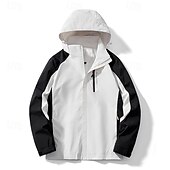 abordables Chaquetas impermeables-Hombre Cortavientos Chaqueta Chaqueta para senderismo Chaqueta rígida Al aire libre Impermeable Resistente al Viento Trajes de senderismo Ropa de senderismo Primavera Otoño Camiseta Camping