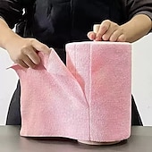 economico Utensili e gadget da cucina-2 rotoli / 40 pezzi di salviette detergenti in microfibra riutilizzabili, strofinacci da cucina multiuso, strofinacci intrecciati, panni per la pulizia della casa ecologici per soggiorno, camera da