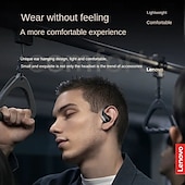 abordables Auriculares TWS-Nuevos auriculares deportivos Lenovo EA305 TWS con Bluetooth 5.4, modo dual, inalámbricos, impermeables, estéreo de alta fidelidad y cancelación de ruido.
