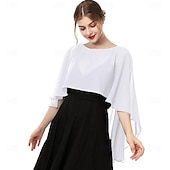 voordelige Cape-capelets voor vrouwen chiffon capes sjaals en omslagdoeken voor avondjurken bruiloft capes cover-up