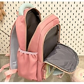 お買い得  子供とティーンのバックパック-かわいい十代の女の子用スクールバックパック、装飾チャーム付き - 新学期や普段使いに最適な軽量パステルカラーのブックバッグ