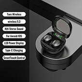 baratos Auscultadores TWS True Wireless-696 MINI01 Fone de ouvido sem fio True TWS No ouvido Bluetooth 5.3 Estéreo O som ao Redor Microfone Embutido para Apple Samsung Huawei Xiaomi MI Treino de Ginástica Esqui Acampar e Caminhar Negócios