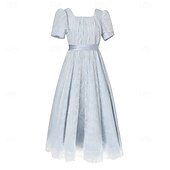 levne Šaty-Středověké Renesanční 18. století Empírové šaty do pasu Šaty inspirované Regency Nahoře nabírané Princeznovské Popelka Krajka Dámské předvečer Všech svatých Karneval Výkon Párty Oblékání na školn