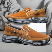 Недорогие Туфли-слипоны для повседневной носки-мужские кроссовки с мягкой подошвой, легкие повседневные мокасины для путешествий, работы и повседневного комфорта