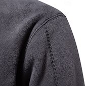 baratos camisolas de lã-Homens Moletom Moletom de lã Tático Azul Marinha Verde Cáqui Cinzento Com Capuz Tecido Patchwork Desportos e Ar livre Casual Diário Roupa de rua Legal Designer Outono &amp; inverno Roupa Moletons Moletons