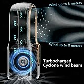 cheap Fans-2025 Bladeless Fan 6 Speed Desktop Fanless Blade Cooler Cooling Fan for Office Portable Silent Fans Humidifier Air Conditioner