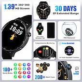 economico Smartwatch-V15Z Orologio intelligente 1.39 pollice Orologio da Corsa Fitness Smartwatch Bluetooth Contapassi Promemoria chiamata Localizzatore di attività Compatibile con Android iOS Da uomo Standby lungo