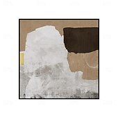 abordables Wabi Sabi-Peinture à l&#039;huile faite à la main sur toile, décoration murale, style wabi-sabi, minimalisme abstrait, pour décoration intérieure, cadre tendu, peinture suspendue/enroulée, sans cadre, peinture non