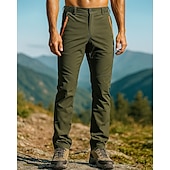 preiswerte Unterteile-Herren Wanderhosen Regenhose zum Wandern Außen Normale Passform Wasserdicht Winddicht Leicht Unterteile Tasche Schwarz Armeegrün Camping / Wandern Laufen S M L XL XXL