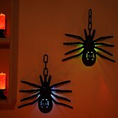 halpa Halloween sisätiloissa-1 kpl halloween-simulaatio iso hämähäkki 7 väriä vaihtava led-valoisa koristevalo sisä- ja ulkotiloihin ravintolahuoneen juhlat kepposet kauhu aavemainen tunnelmavalo