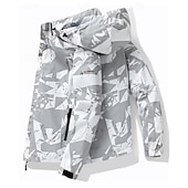 abordables Chaquetas impermeables-Hombre Cortavientos Chaqueta Chaqueta para senderismo Chaqueta rígida Al aire libre Impermeable Resistente al Viento Trajes de senderismo Ropa de senderismo Primavera Otoño Camiseta Camping