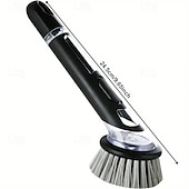 cheap Kitchen Cleaning-2pcs Dishwashing Brush with Soap Dispenser, Ergonomic Long Handle Green Scrub Brush, Replaceable Head, Multi-Color, for Pots, Pans, Sink Cleaning, Essential Kitchen Tool