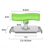 preiswerte Küchenutensilien &amp; Gadgets-2er-Pack müheloser Arthritis-Glasöffner – leicht zu greifendes Deckelöffnerwerkzeug für Glasgefäße &amp;Flaschen, griffiger Drehverschlussöffner für Senioren &amp;schwache Hände