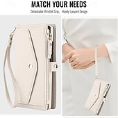 abordables Carcasas Samsung-teléfono Funda Para Samsung galaxia S25 S25 Más S25 Ultra S24 Plus S24 S24 Ultra Plus S24 FE A14 A72 A73 Tarjetas billetera Cremallera con cordón Ranura para tarjetas Retro TPU Cuero de PU