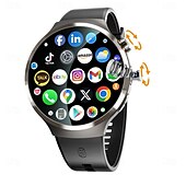 abordables Montres connectées-S13 Montre intelligente 1.98 pouce Smartwatch Montre Connectée Wi-Fi Bluetooth 4G Minuterie Rappel d&#039;appel Moniteur de Fréquence Cardiaque Rappel sédentaire Trouver mon Appareil Compatible avec