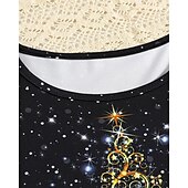 halpa 3D Shining Vision -mekko-Tyttöjen 3D Lumihiutale Mekko Pitkähihainen Kesä Kevät Loma Päivittäin Pyhäpäivä Prinsessa Kaunis Makea Lapset 4-12 vuotta Rento mekko A linjainen mekko Polvipituinen Normaali