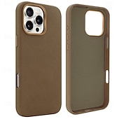 お買い得  iPhone用ケース-電話 ケース 用途 iPhone 16 iPhone 16プロ iPhone 16 Proマックス iPhone15 iPhone 15 Pro Max バックカバー 磁石バックル 耐衝撃 レトロ風 TPU PUレザー
