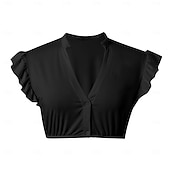 economico Camicette-Oktoberfest Strappati Blusa Dirndl Cameriera Bavarese Tedesco Monaco di Baviera Prati Per donna Carnevale Feste Panno in stile tradizionale