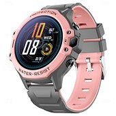 Недорогие Смарт-часы-K55H Умные часы 1.28 дюймовый Смарт Часы Bluetooth Таймер Напоминание о звонке Датчик для отслеживания сна Пульсомер Сидячий Напоминание Совместим с Android iOS IP68 Дети GPS