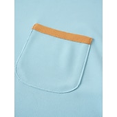 Χαμηλού Κόστους Πλεκτό μπλουζάκι με βάφλα-Ανδρικά Βάφλα μπλουζάκι Κοντομάνικο Στρογγυλή Ψηλή Λαιμόκοψη Χένλι Καλοκαίρι Όλες οι εποχές Συμπαγές Χρώμα Μοντέρνα Υψηλής Ποιότητας Αθλητικό Μπροστινή τσέπη ΕΞΩΤΕΡΙΚΟΥ ΧΩΡΟΥ Causal Καθημερινά