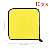 お買い得  キッチン用品＆小物-10枚パックの厚手のマイクロファイバークリーニングクロス、再利用可能な洗車タオル、自動車の細部のお手入れやキッチンでの使用に最適な超吸収性のドライワイプラグ