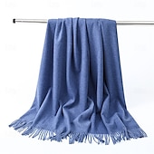 billige Sjal-Pashmina-sjal, sjal til kvinner, stort vinterskjerf, myke sjal og sjal til aftenkjoler, sjal til bryllup